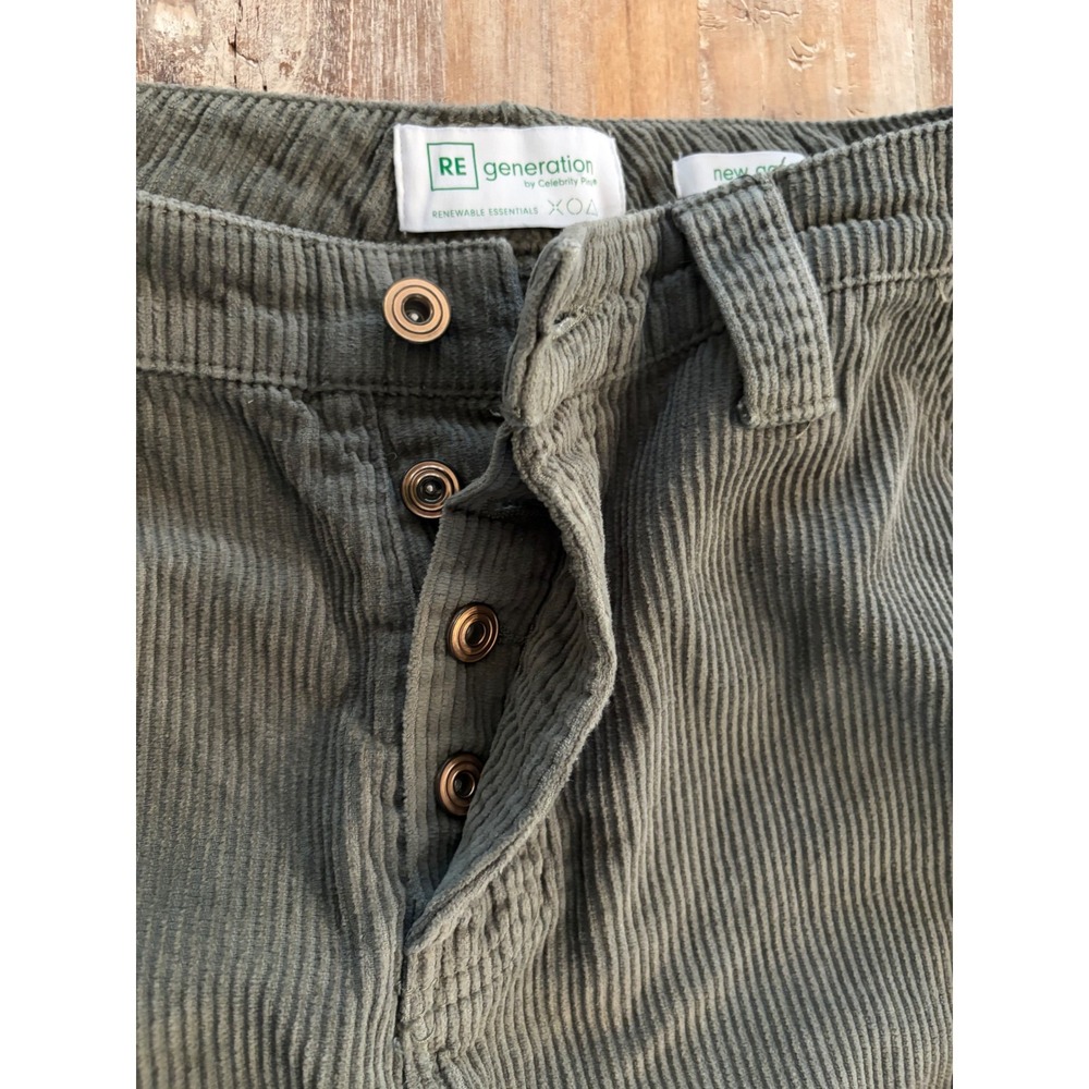 Celebrity Pink RE‎ generation Corduroy Carpenter Pants Olive Green Button Fly
7 - Picture 7 of 14